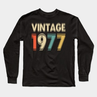 Vintage 1977 Long Sleeve T-Shirt